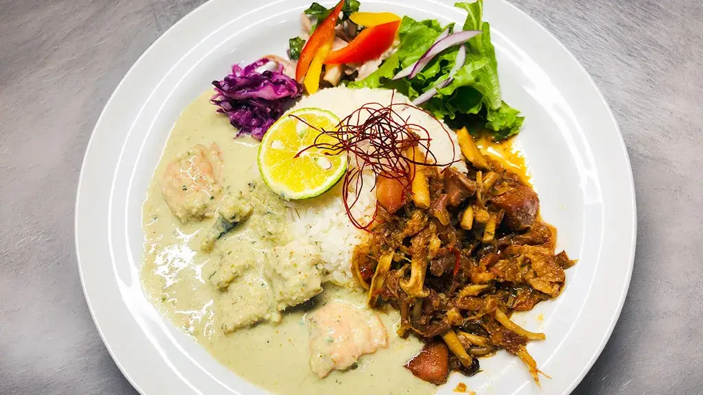 濃厚鯛出汁グリーンカレー(辛味なし)