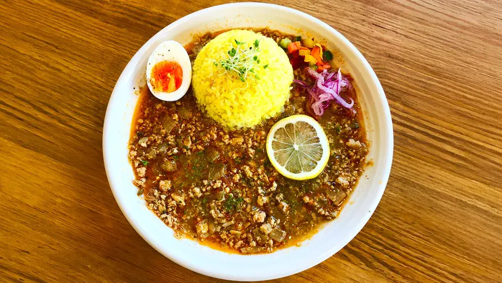 レモンスパイスキーマカレー